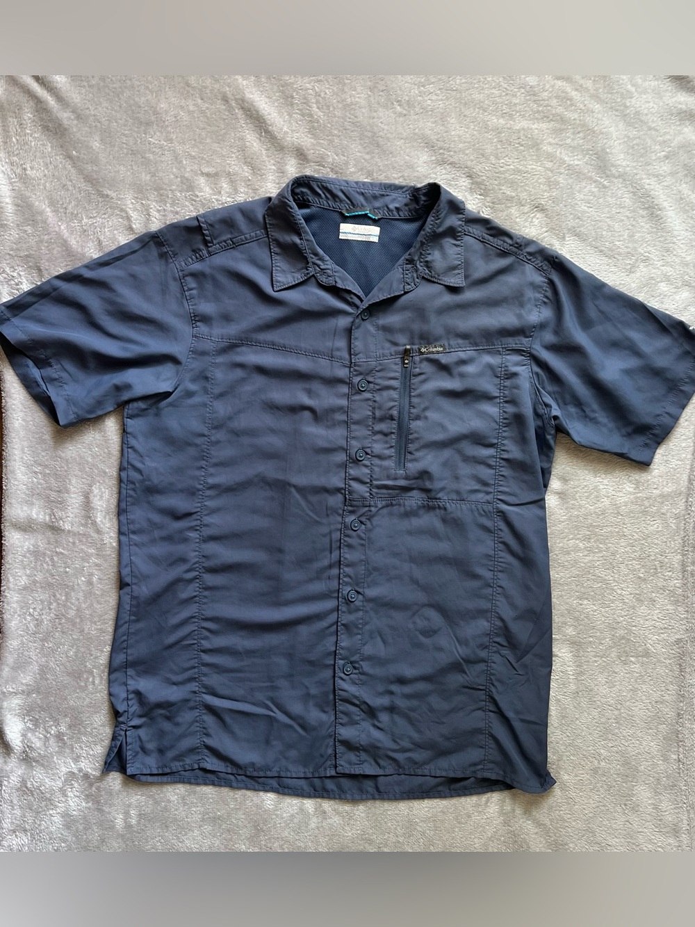 Columbia Omni-Shade Performance Hiking Fishing Shirt Men’s M